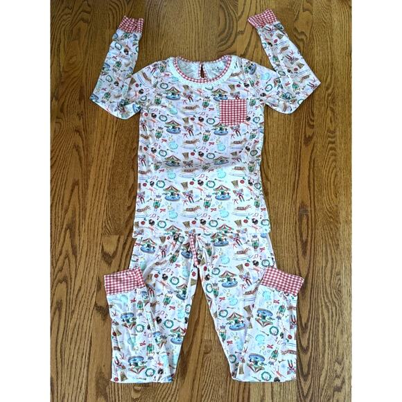 Love and Grow Girl's Pink Nutcracker 12Y Pajama Set Christmas - Picture 1 of 6